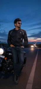 Royal Enfield Highway Adventure Portrait