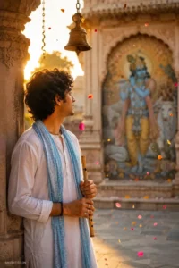 Krishna Temple Courtyard Portrait