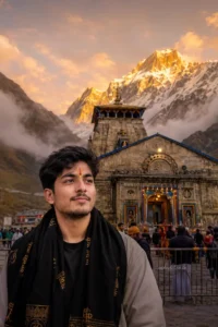 Sunrise Kedarnath Divine Portrait