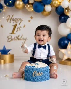 Luxury Cake Smash Birthday Portrait