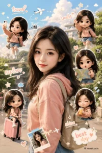 Cute Travel Chibi Adventure