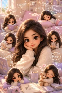 Dreamy Bedroom Chibi Aesthetic