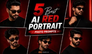 5 Best AI Red Portrait photo Prompts