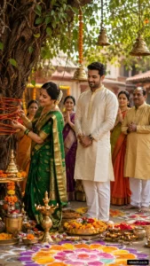Family Vat Purnima Celebration