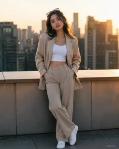 Luxury Rooftop Golden Hour Editorial