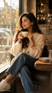 Luxury Café Lifestyle Portrait