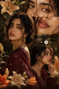Warm Editorial Instagram Collage Portrait