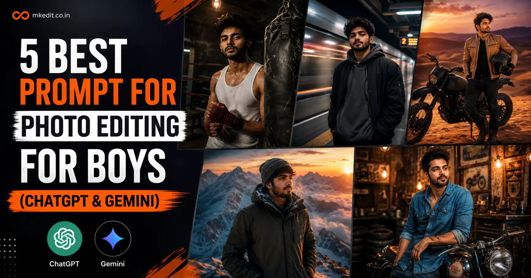 Prompt for Photo Editing for Boys