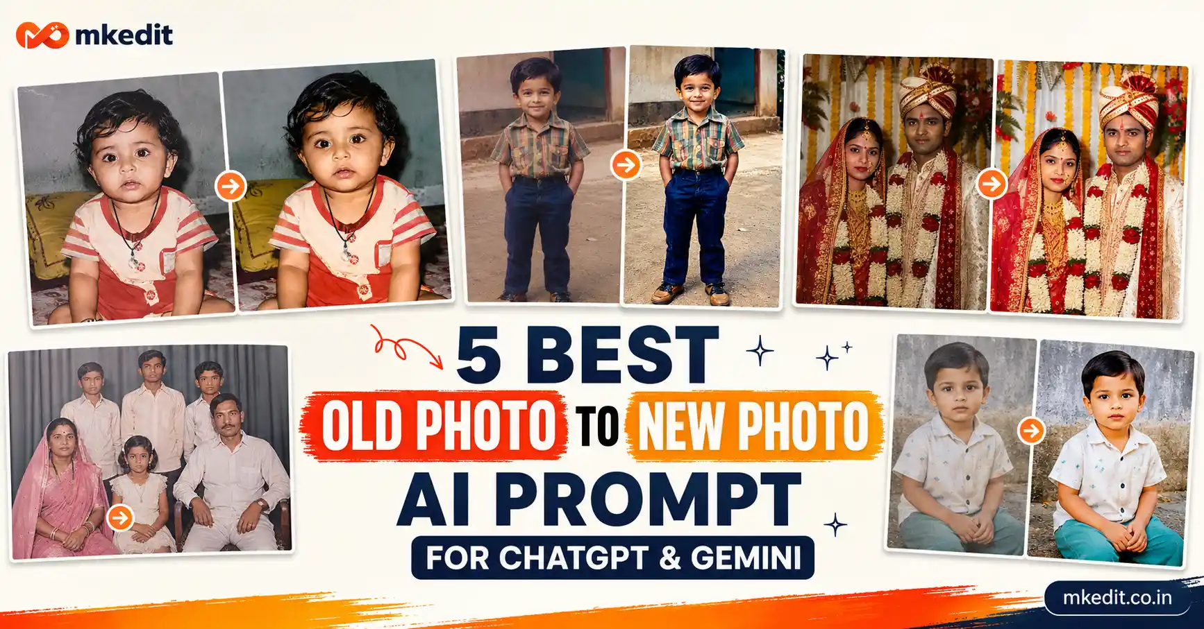 Old Photo to New Photo AI Prompt