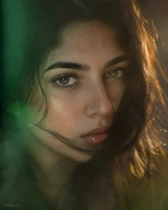 Emerald Reflection Luxury Eye Portrait