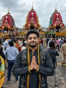 Jagannath Rath Yatra Namaste Portrait