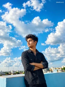 Editorial Rooftop Portrait