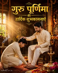 Parent Blessing Guru Purnima Scene