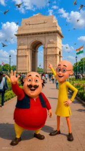 Motu Patlu at India Gate Adventure