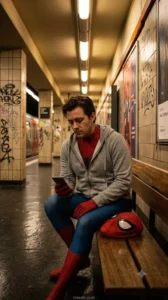 Quiet Subway Platform