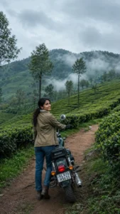 Misty Tea Garden Pathway