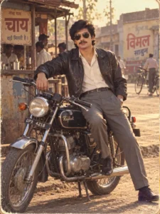 Old-School Motorcycle Style