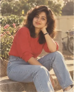 Red Top Casual Outdoor Portrait