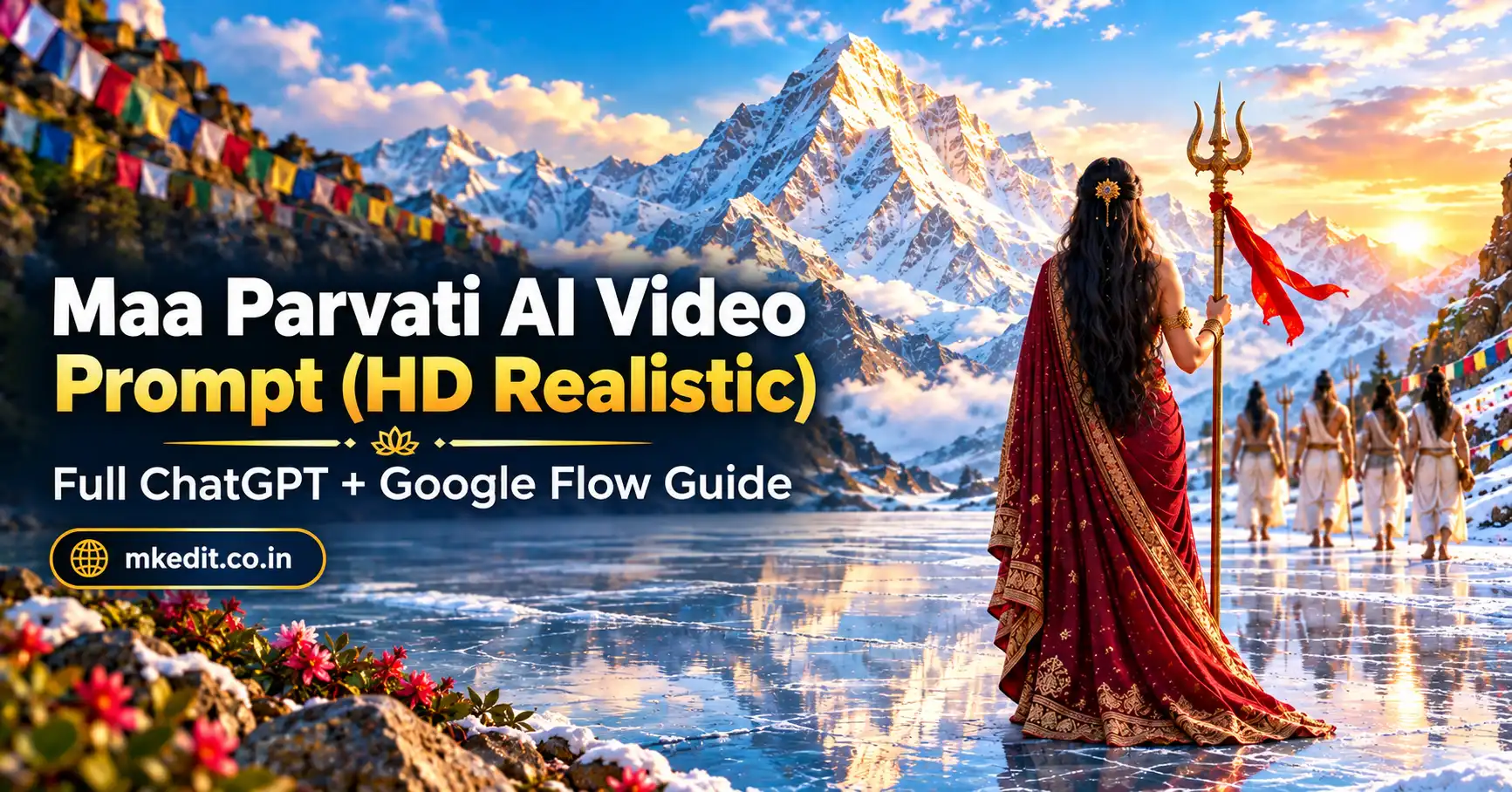 Maa Parvati AI Video Prompt (HD Realistic) – Full ChatGPT + Google Flow Guide