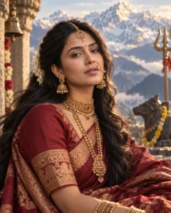 Maa Parvati AI Photo Prompt