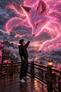 Ethereal Pink Fox Spirit