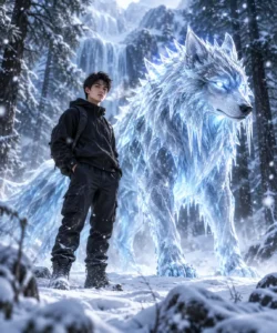 Crystal Ice King and His Frost Beast