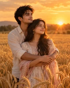 Golden-Hour Field Portrait