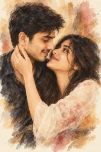Hand-Painted Artistic Portrait