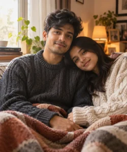 Cozy Winter Sweater Portrait