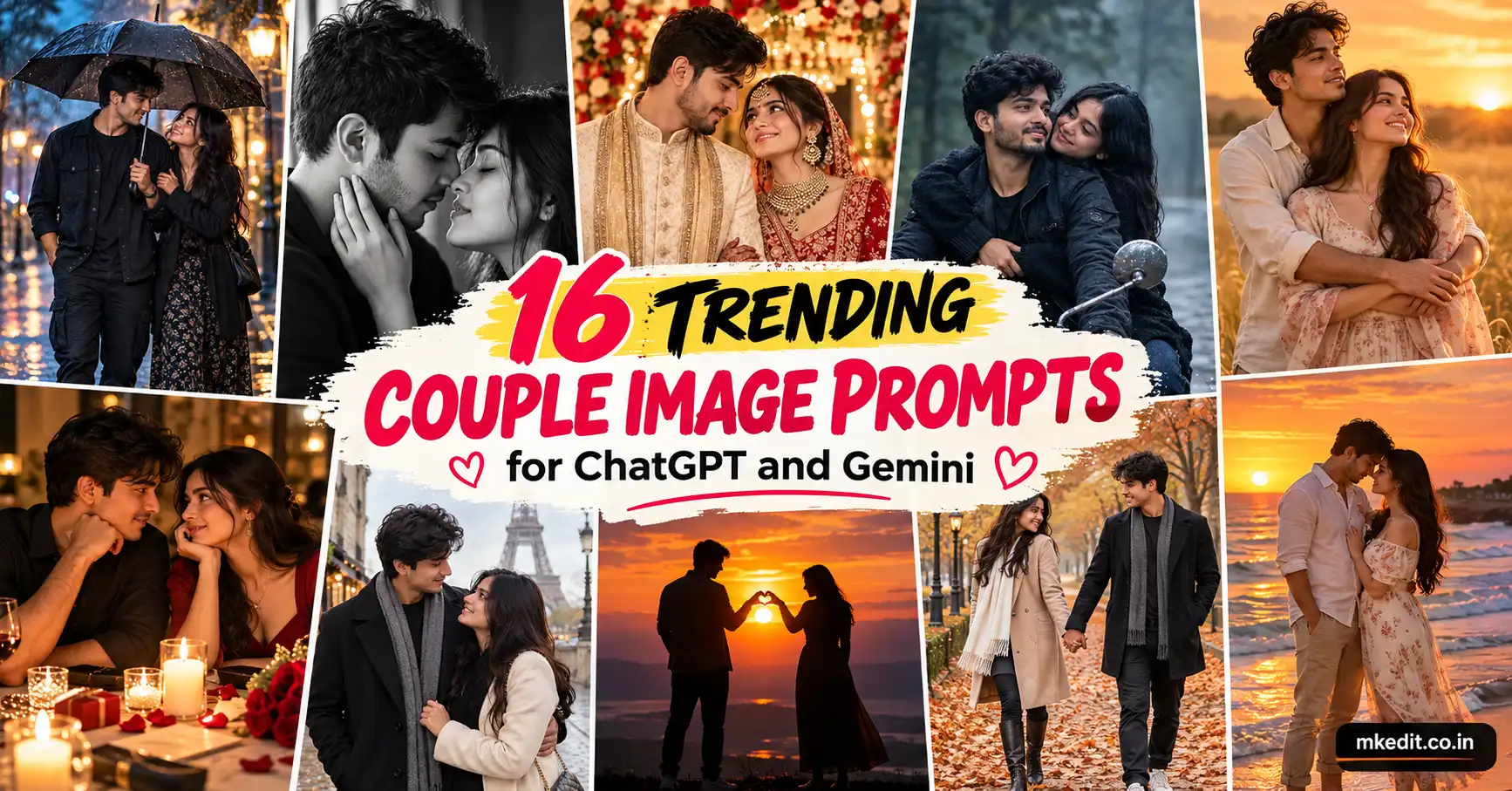 Trending Couple Image Prompts for ChatGPT and Gemini